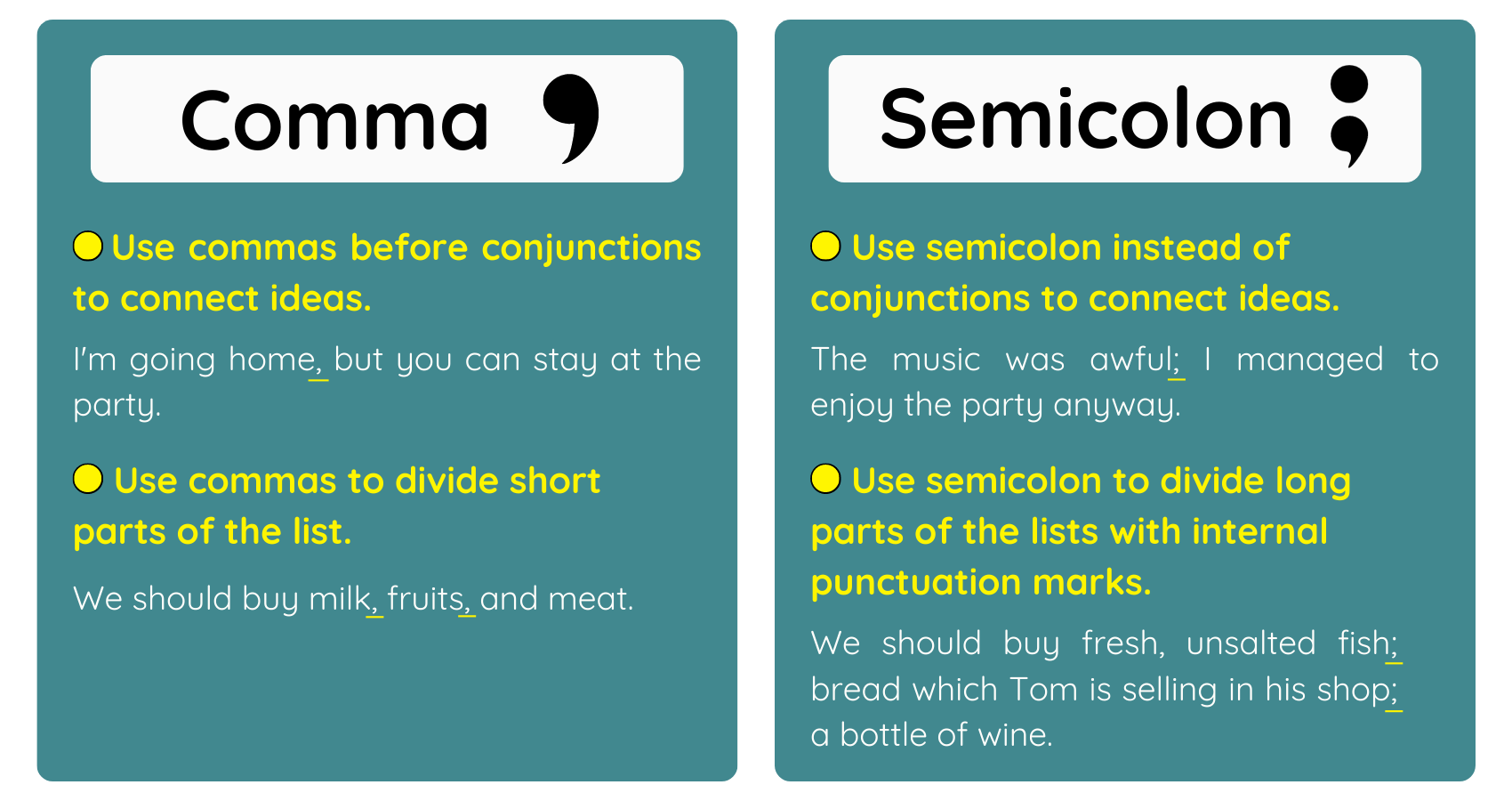 How To Use A Semicolon In A Sentence